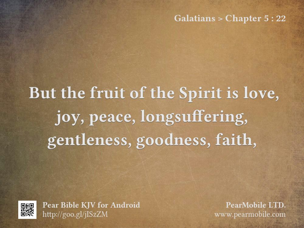 Galatians, Chapter 5:22